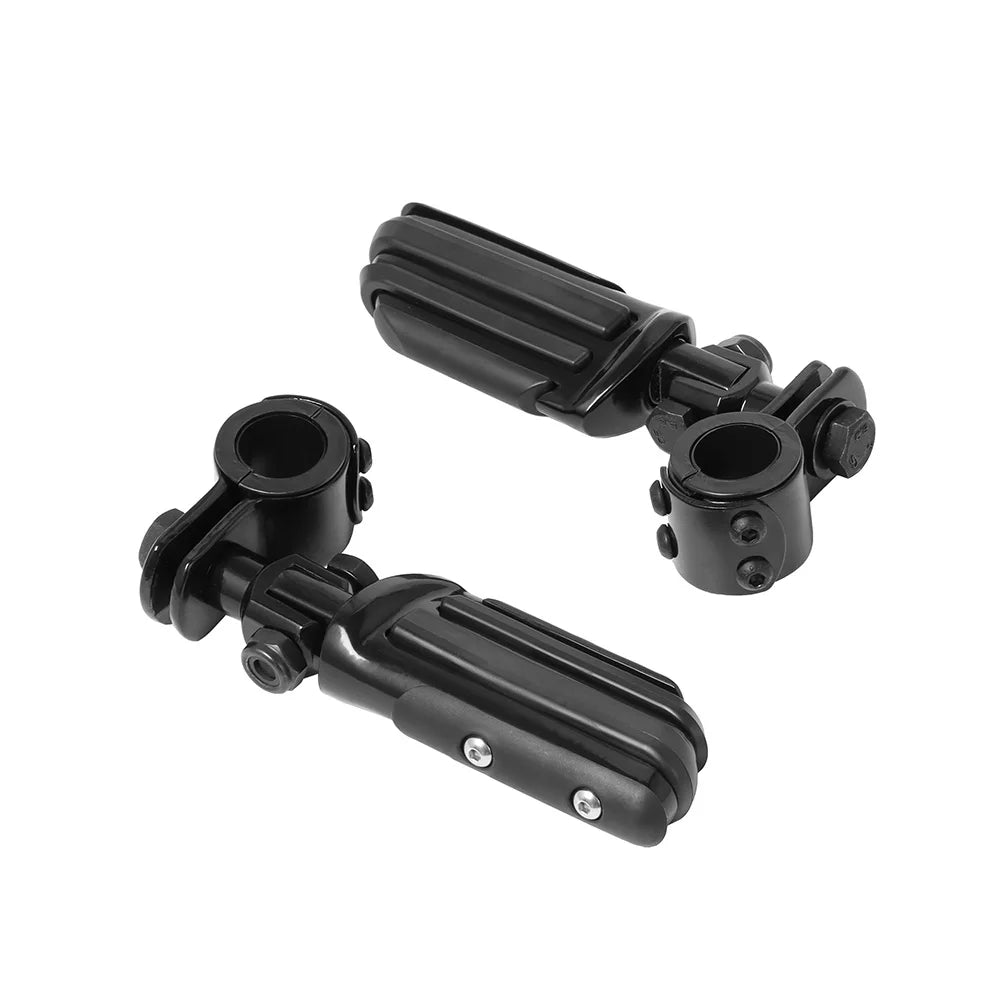 1 1/4 Inch 32mm Motorcycle Foot Rest Highway Engine Guard Foot Pegs Mount Footrest for Harley Touring Honda Kawasaki Suzuki Yamaha