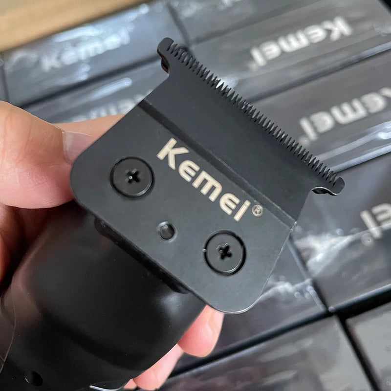 Kemei 2299 Cordless Hair Trimmer Zero Gapped Carving Clipper Professional Electric Hair Cutting Machine