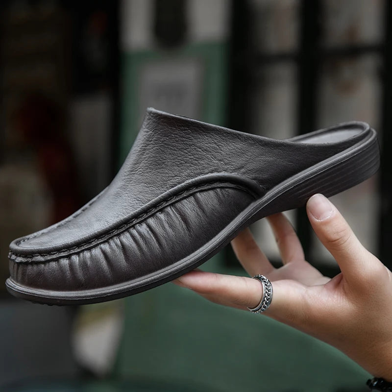 Men EVA Slippers Slip On Flats Shoes Fashion Beach Sandals Home Shoes Size 40 to 47