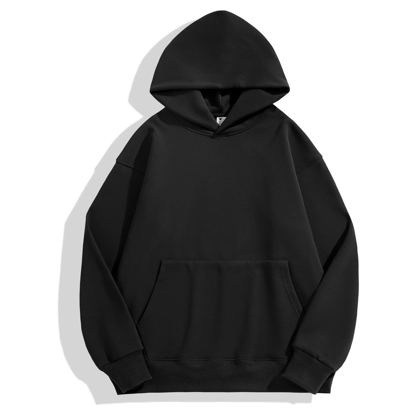 16.9oz 480gsm Heavy Weight Cotton Plus Velvet Hooded Sweater for Men and Women Thick Polar Fleece Pullover Hoodie