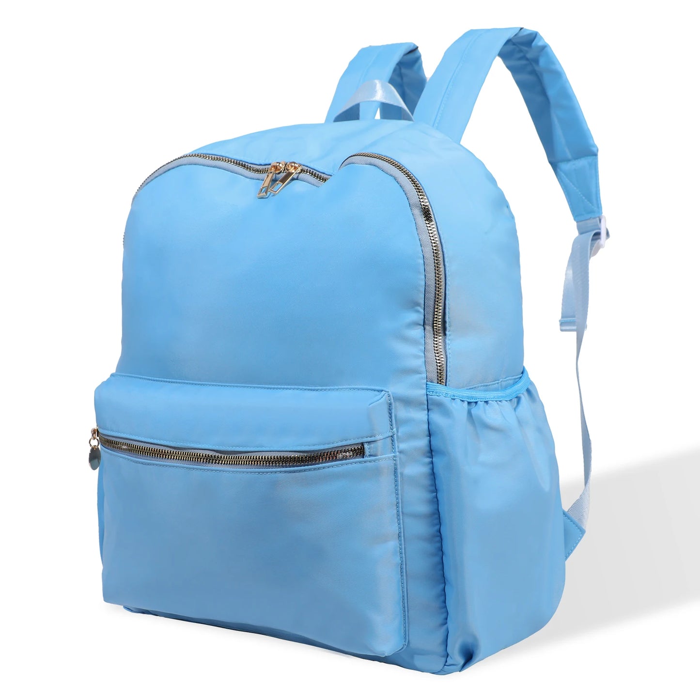 Solid School Backpack for Women and Girls Lightweight Waterproof Classic Student Travel Bag for Kids and Teenagers Casual Simple Design