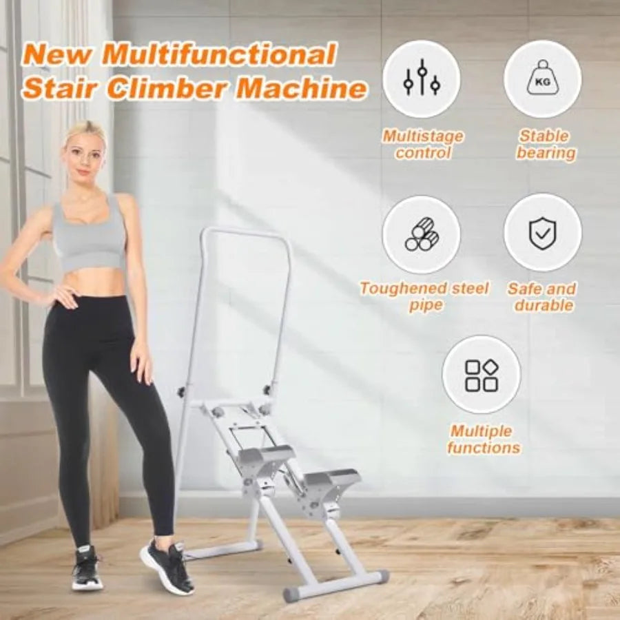 Hign-Concerned Folding Vertical Stair Stepper Home Workout