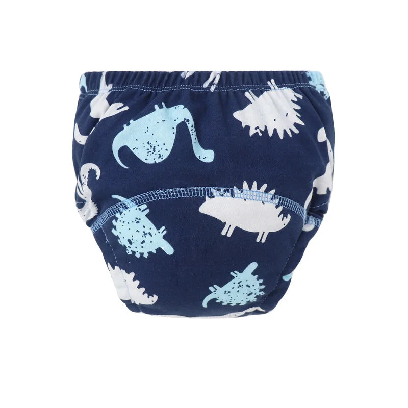 3 Pcs Baby Diaper Training Pants for Girls and Boys Washable Infant Cloth Diapers Reusable Kids Underwear Toddler Shorts