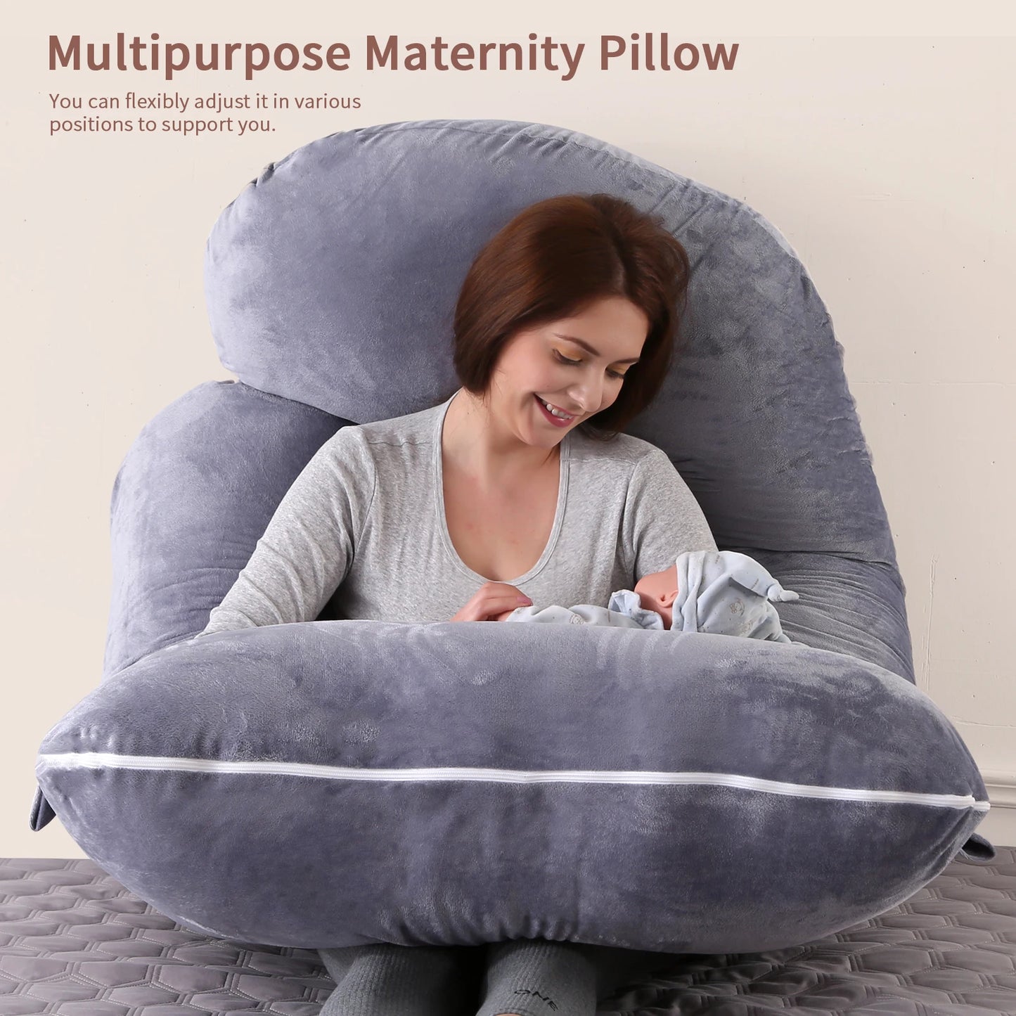 Zhejiang Pregnancy G Shaped Full Body Maternity Pillow