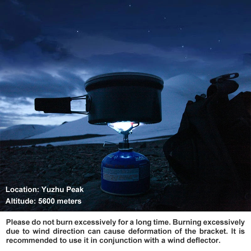 BRS Outdoor Gas Stove Mini Camping Burner 25g Ultralight Titanium Cooking Stove BRS-3000T