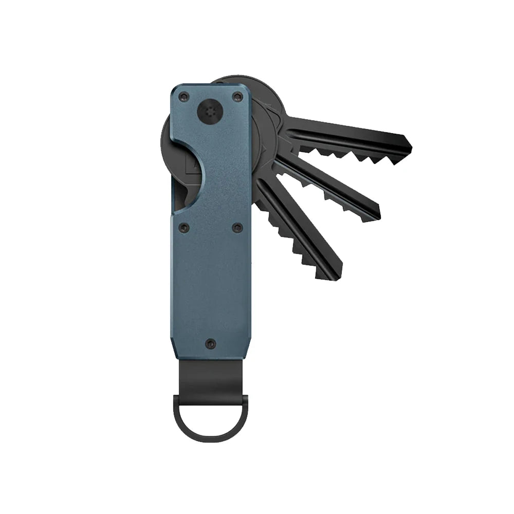 Key Organizer Compact Holder Metal Key Chain Minimalist Key Case for Keychain Secures 1 to 5 Keys