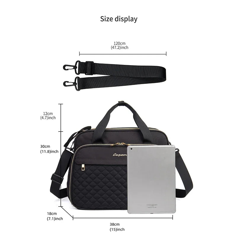 Multifunctional Maternity Stroller Diaper Bag Waterproof