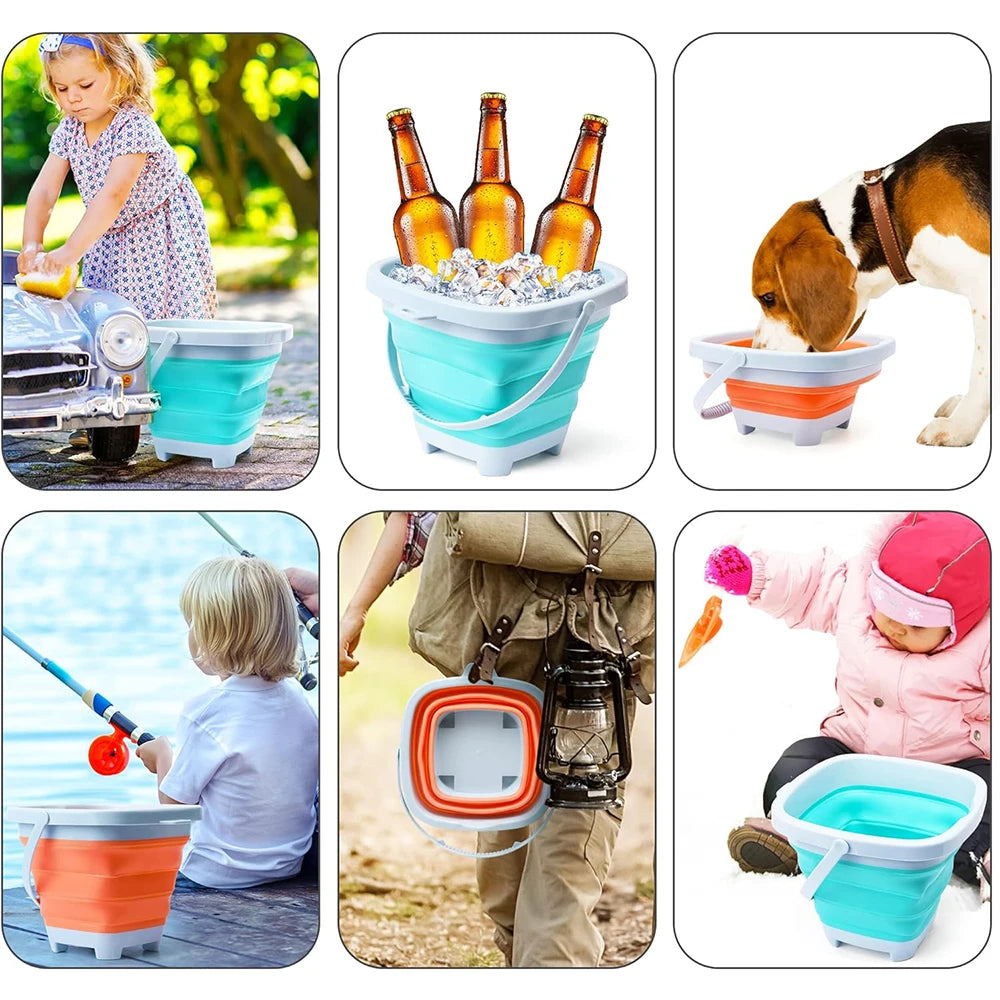 11 Pcs Beach Toys Set Gift Package Sand Toys for Kids Sandbox Toys with Collapsible Bucket Shovel Set Sand Molds Summer Outdoor Fun