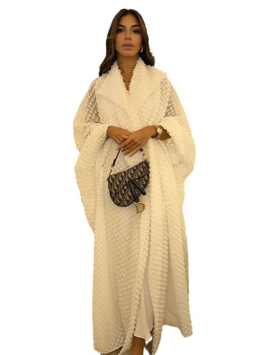 Women Loose Fit Abaya Dress in Polyeste - Summer 2024 Collection