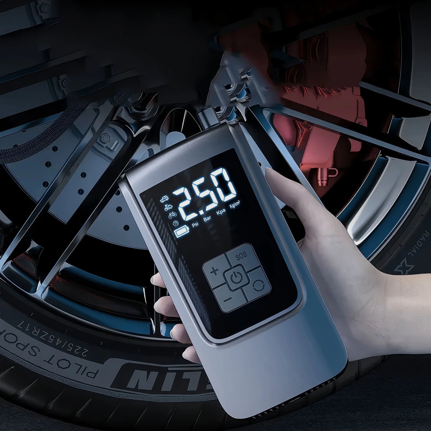 Suitu Portable Car Air Compressor With Accurate Gauge