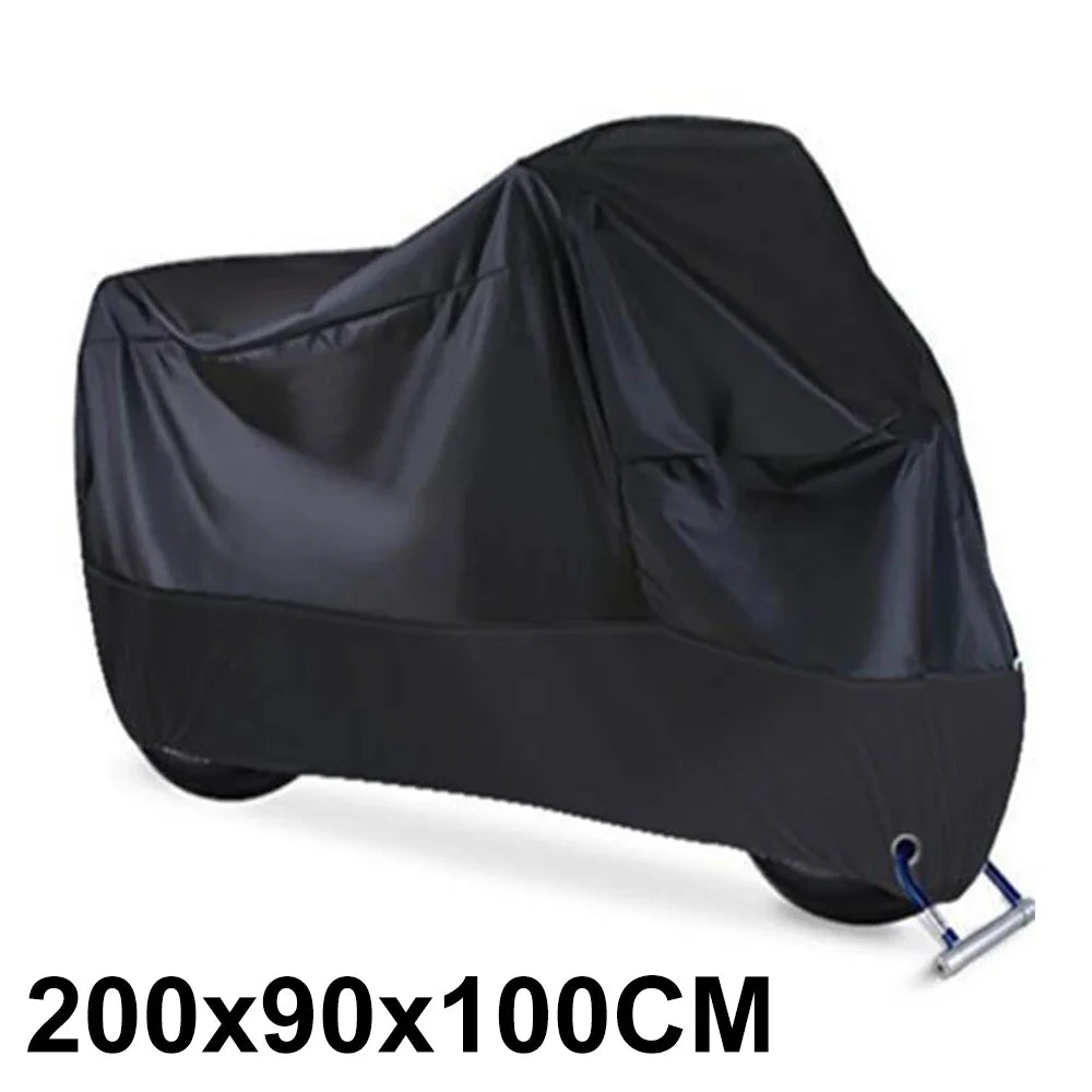 Motorcycle Cover Waterproof Outdoor Indoor Scooter Wear Resistant Fabric All Season Dustproof UV Protective