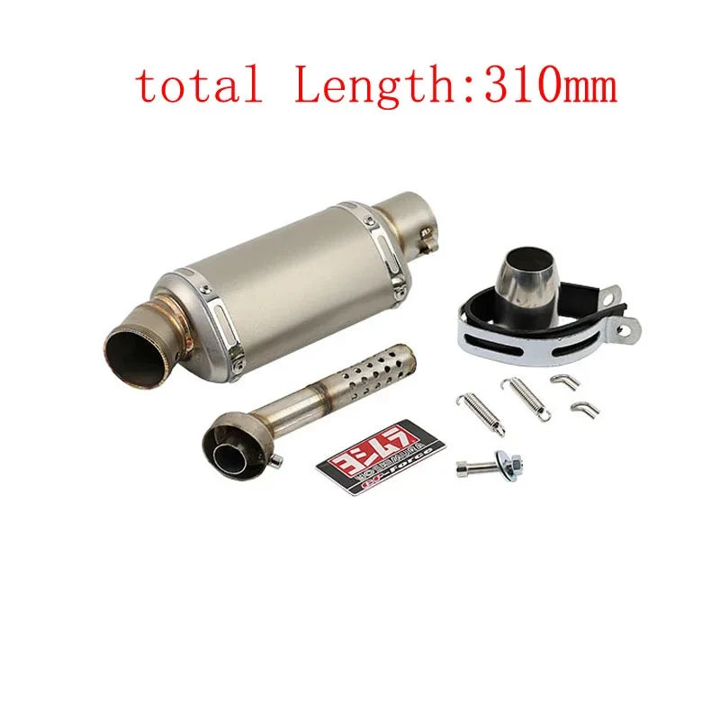 Universal 51mm Motorcycle Exhaust Yoshimura Muffler with DB Killer for Yamaha PCX125 FZ1N Z900 CBR500R R6 R25 R3 R1