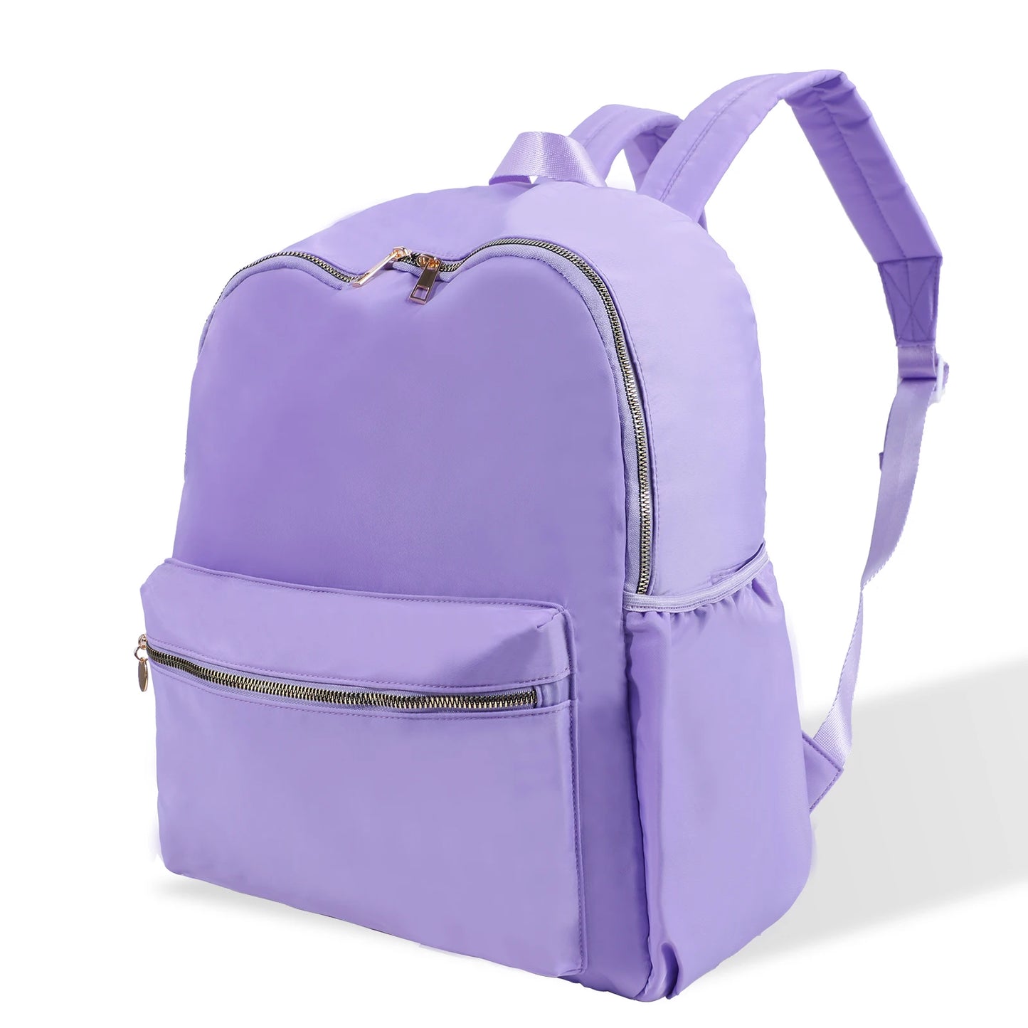 Solid School Backpack for Women and Girls Lightweight Waterproof Classic Student Travel Bag for Kids and Teenagers Casual Simple Design