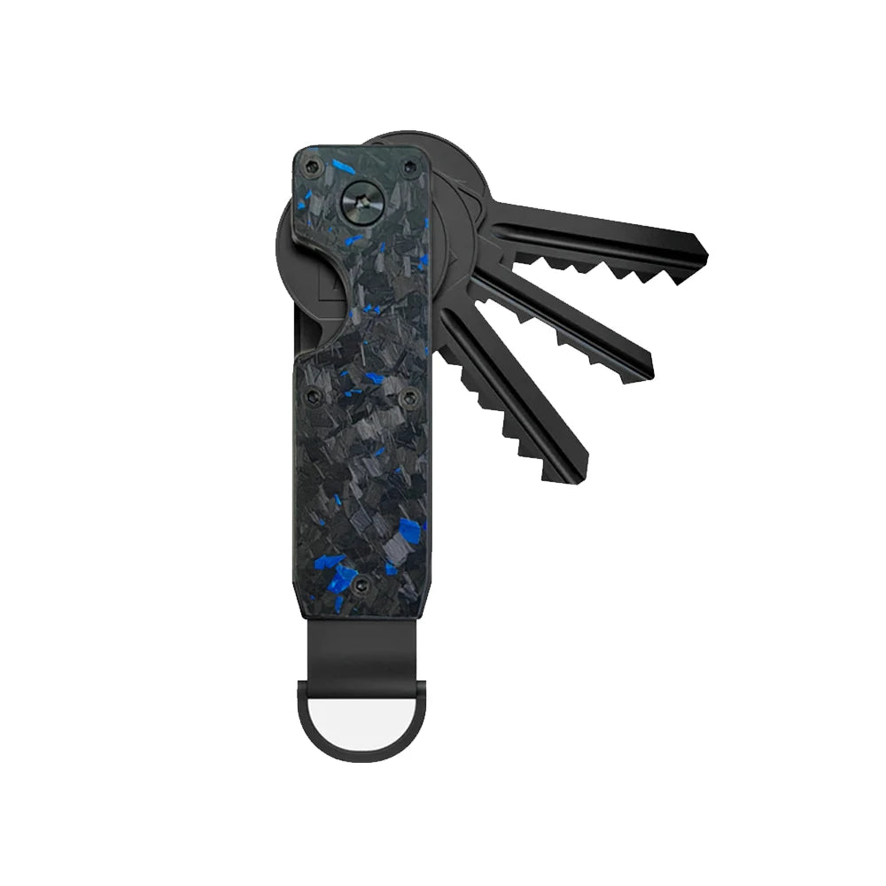 Key Organizer Compact Holder Metal Key Chain Minimalist Key Case for Keychain Secures 1 to 5 Keys