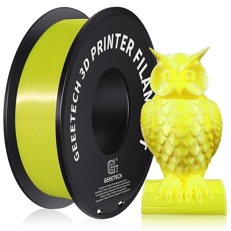 Geeetech Silk PLA Filament 1.75mm For 3D Printers Premium