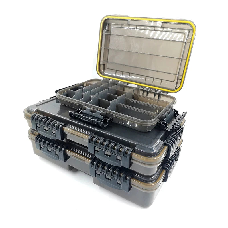 Large Capacity Waterproof Fishing Tackle Box Fishing Accessories Tool Storage Box Fish Hook and Fake Bait Storage Box