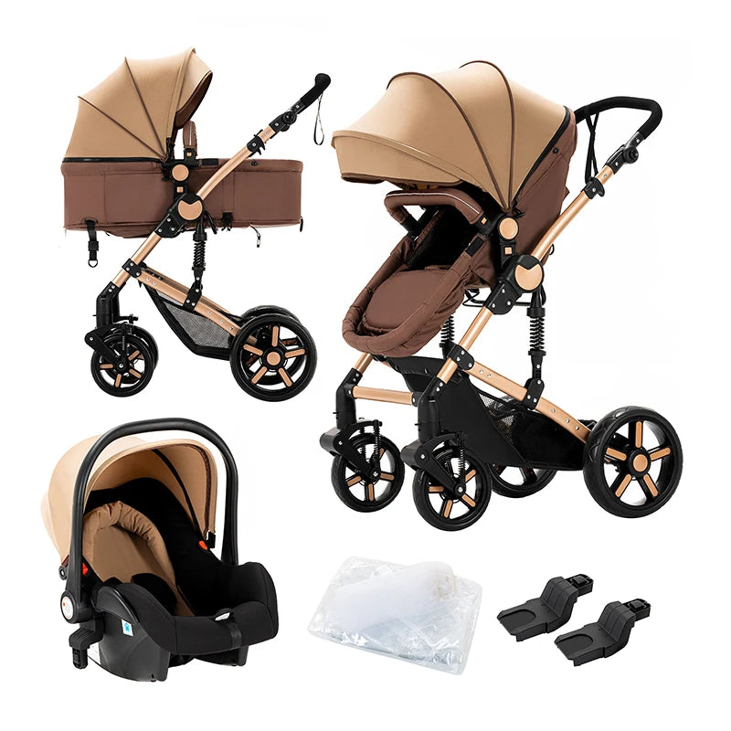 Is Foldable Lightweight Newborn Baby Stroller 3 In 1