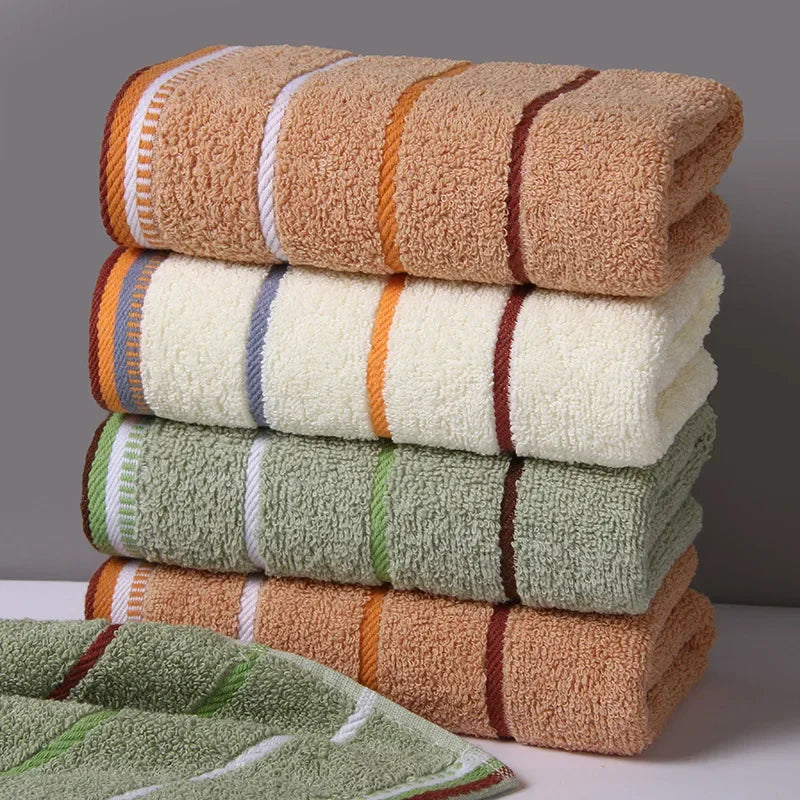 100 Percent Cotton Bathroom Face Towel Combed Cotton Solid Color Rectangle Machine Washable
