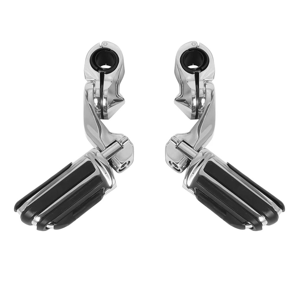 1 1/4 Inch 32mm Motorcycle Foot Rest Highway Engine Guard Foot Pegs for Harley Touring Honda Kawasaki Suzuki Yamaha