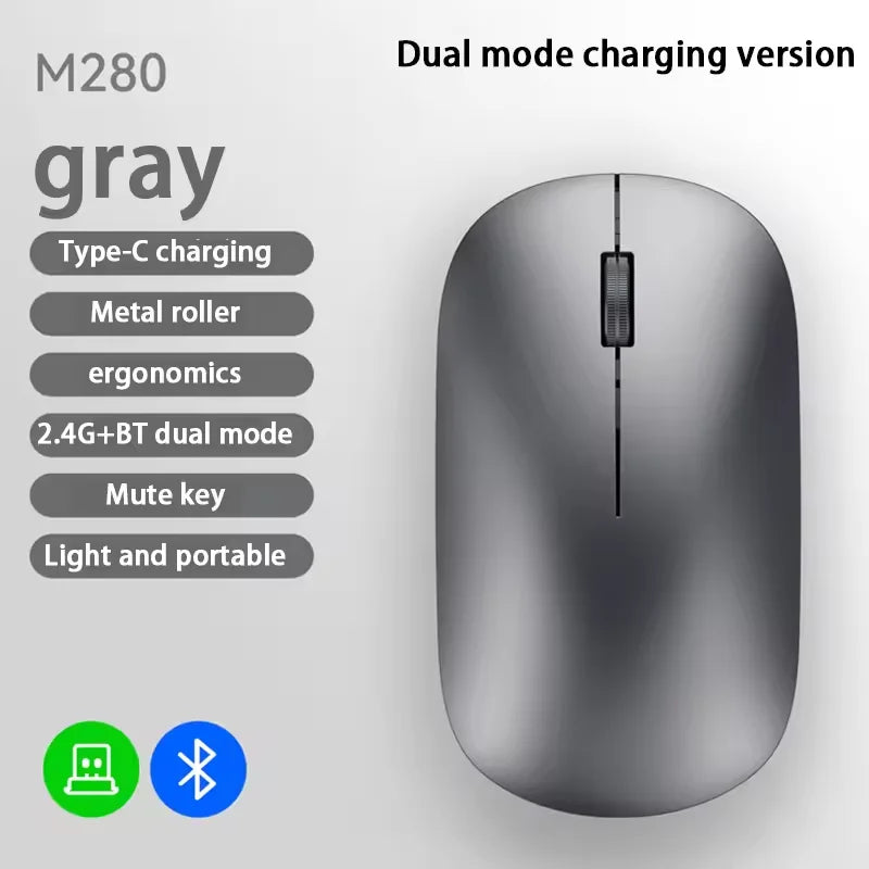 Xiaomi Wireless Mouse Type C Charging Silent Click Portable Ergonomic Lightweight Office Gaming Mouse