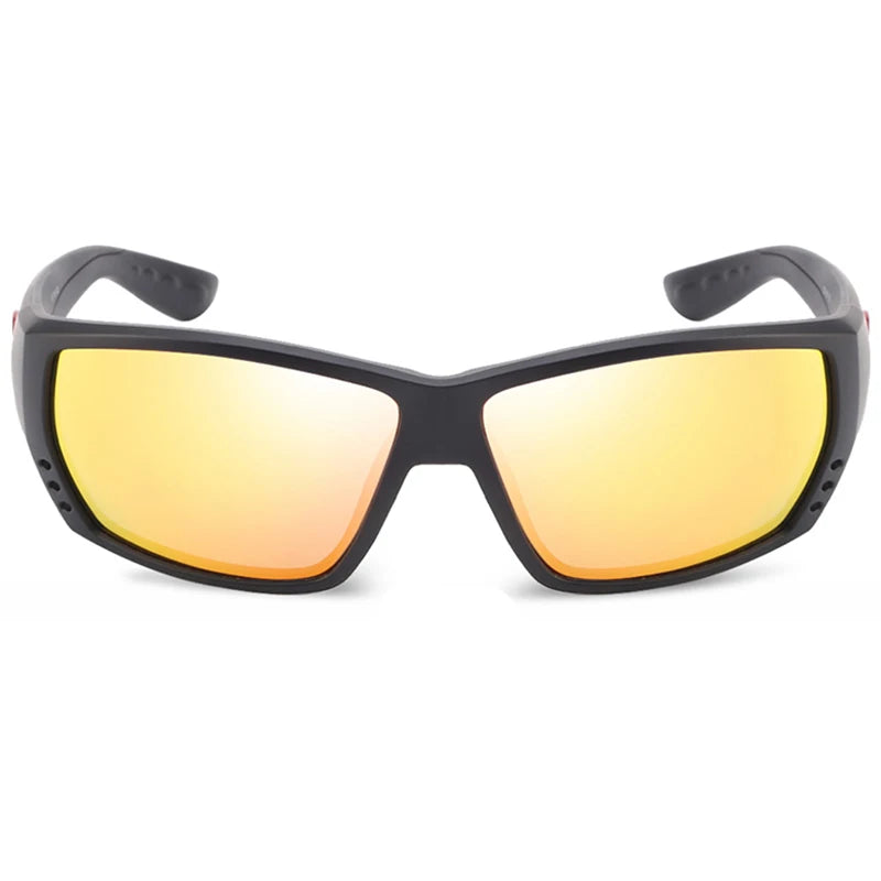 Square Sunglasses for Men and Women Classic Tuna Alley UV400 Mirror Driving Sport Eyewear