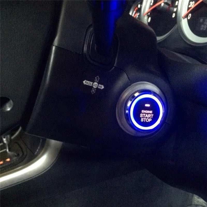 Universal Car Alarm Auto Start Stop System Remote Control Engine Ignition Keyless Push Start Kit