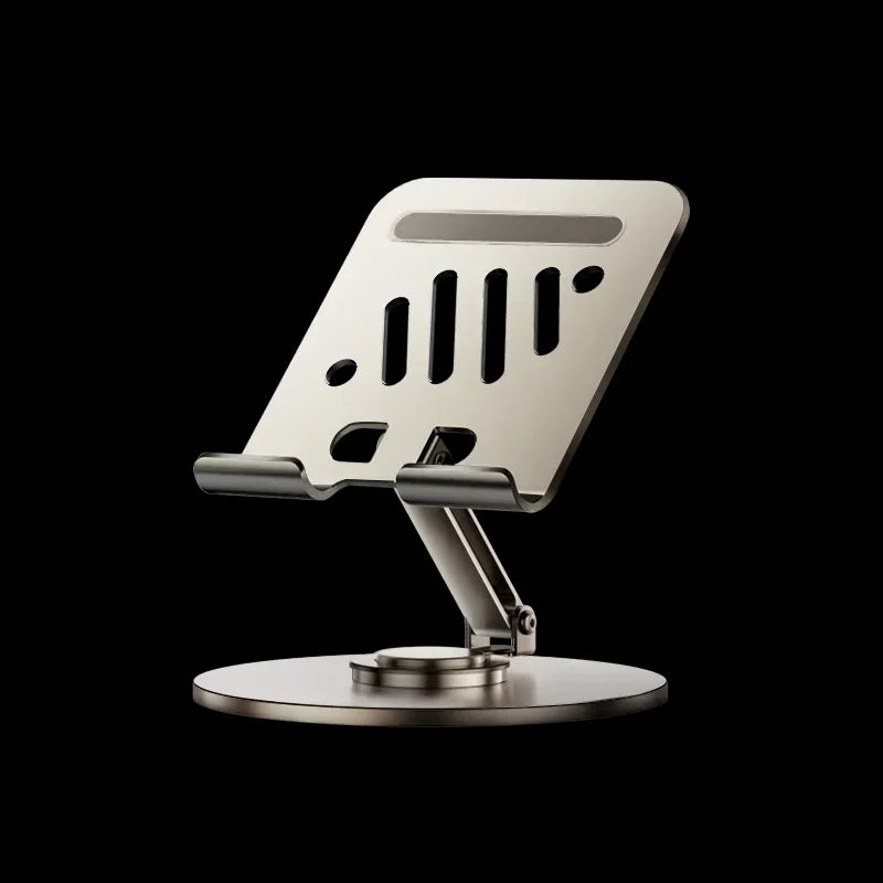 360 Degree Tablet Desk Mobile Phone Holder Stand Foldable Lazy Bracket Adjustable Alloy Aluminum Desktop Mount For iPhone iPad Samsung