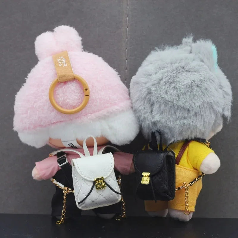 15 to 17 Cm Labubu Backpack Toy BJD Doll Bag Handmade Set DIY Doll Backpack Replacement Clothing Accessories