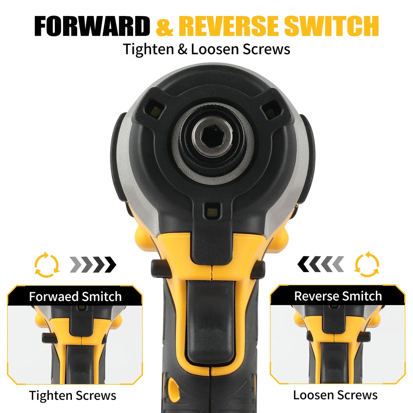 Dewalt DCF850 DCF512 DW Bag Cordless Electric Screwdriver Brushless Motor Rechargeable Drill Driver Electric Impact Wrench Large Torque
