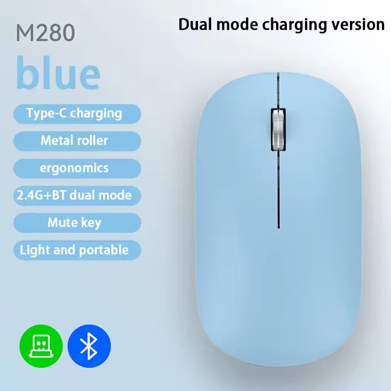 Xiaomi Wireless Mouse Type C Charging Silent Click Portable Ergonomic Lightweight Office Gaming Mouse