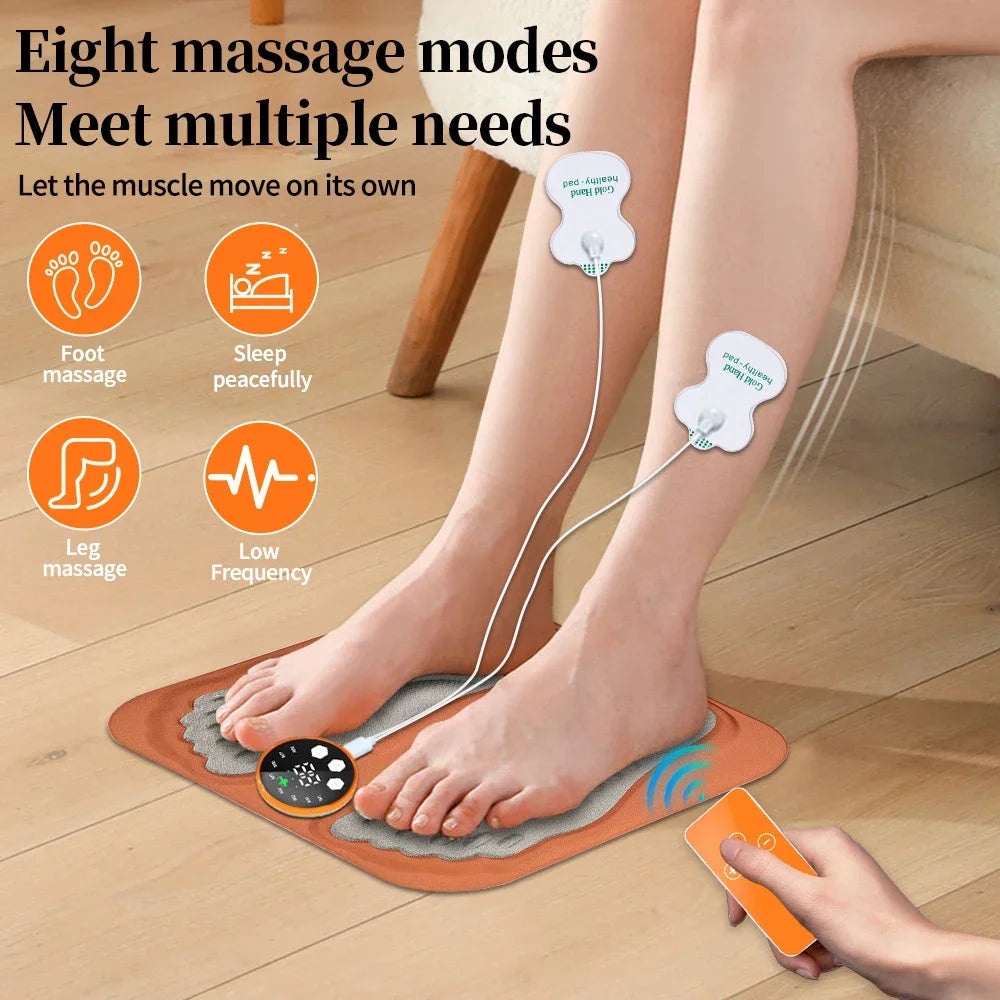 3D Smart Foot Massage Pad with RF Remote Feet Massager 8 Modes 29 Levels for Improved Blood Circulation Relaxed Muscles and Slim Legs