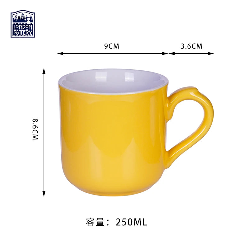 London Pottery 250ML mug coffee cups ceramics & pottery drink items coffee mug colorful drinkware coffee and tea tools for mate