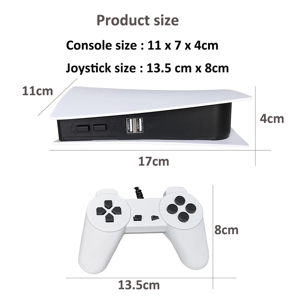 Game Station 5 Video Game Console With 200 Classic 8 Bit Retro Games Handheld USB Wired AV Output