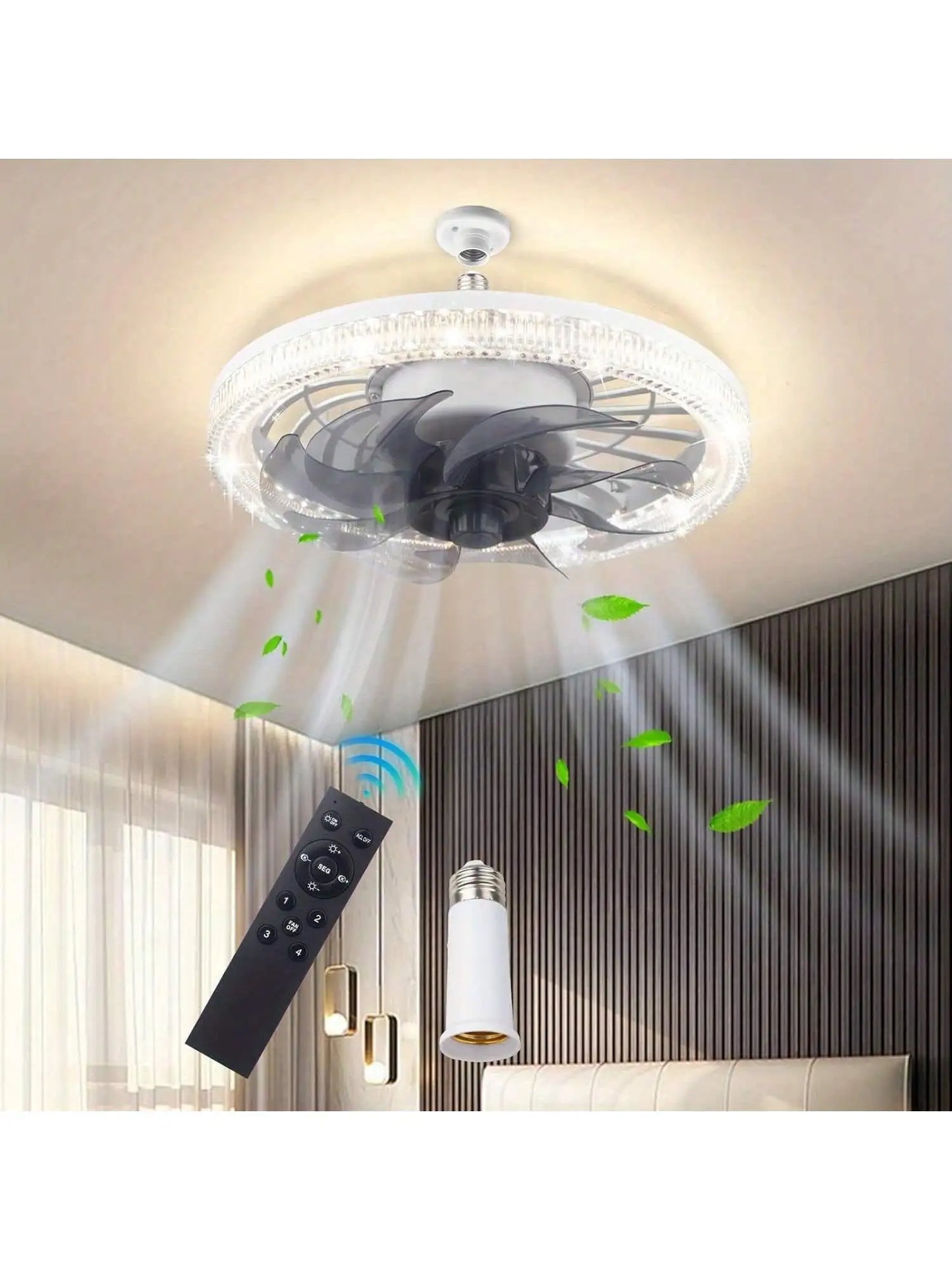 Ceiling Fans With Lights And Remote Modern Dimmable Fan Low Profile