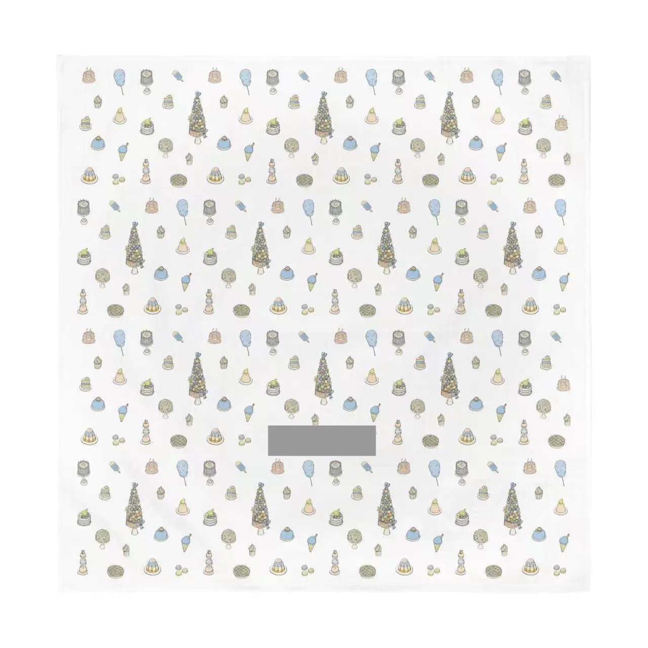 Custom Organic Cotton Baby Blanket 70 Percent Bamboo 30 Percent Cotton Newborn Swaddle Muslin Blanket Paris Design
