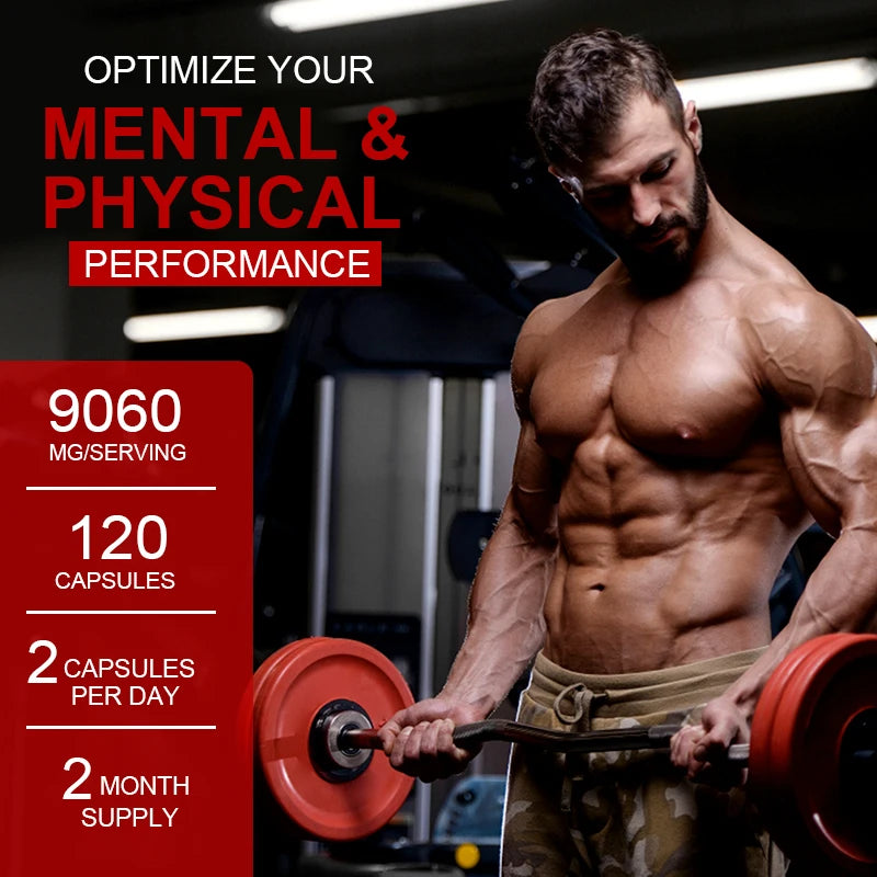 Men's Nutritional Supplements for Muscle Support and Energy Enhancement