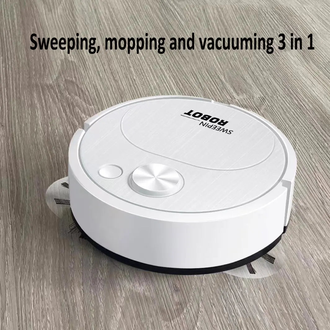 New USB Sweeping Robot Vacuum Cleaner Mopping 3 In 1 Smart Wireless 1500Pa Dragging Cleaning Sweep Floor for Home and Office
