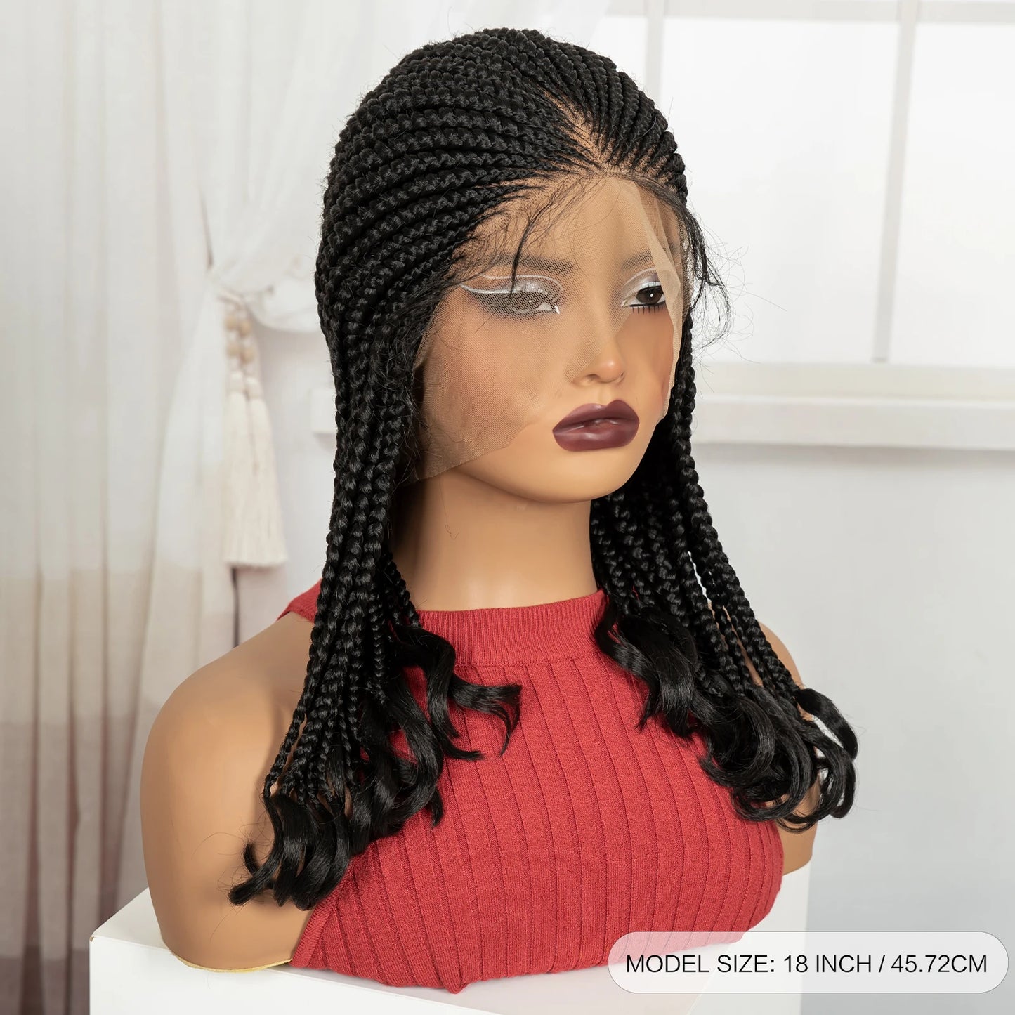 Alice Spring Cornrow Braids Lace Wig With Baby Hair