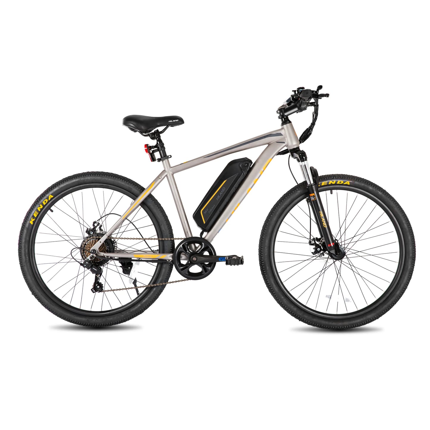 HILAND Electric Bike for Adults 26 Inch Electric Mountain Bicycle with Removable Battery 500W 36V Motor 7 Speeds 20MPH Ebike