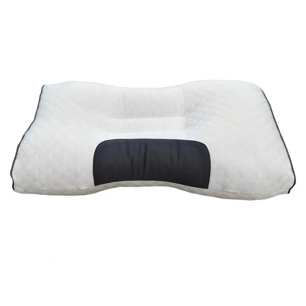 Neck Pillow for Sleep and Neck Protection Cervical Orthopedic Soybean Fiber Spa Massage Pillow for Bedding