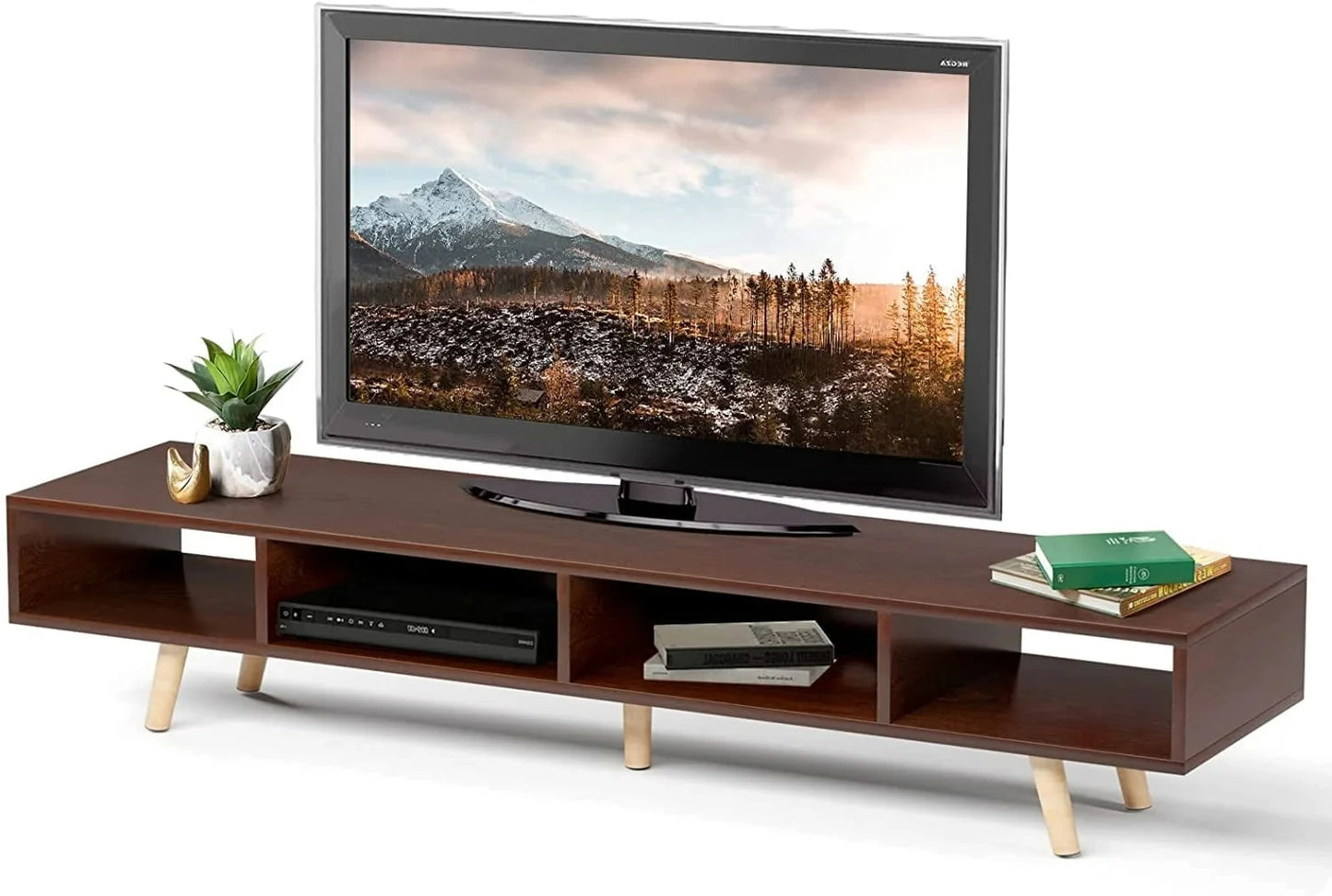 VOWNER Modern TV Stand Mid Century Design for Living Room and Bedroom