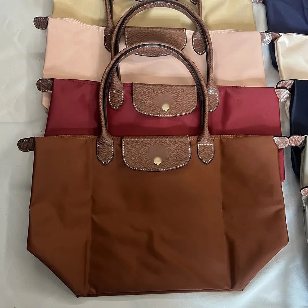 French Dragon Large Handbag Classic Dumpling Tote Shoulder Bag for Women