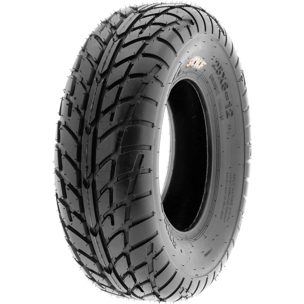 Set of 4 SunF A021 TT Sport ATV UTV Flat Track Tires 25x8-12 Front and 25x10-12 Rear 6 PR Tubeless