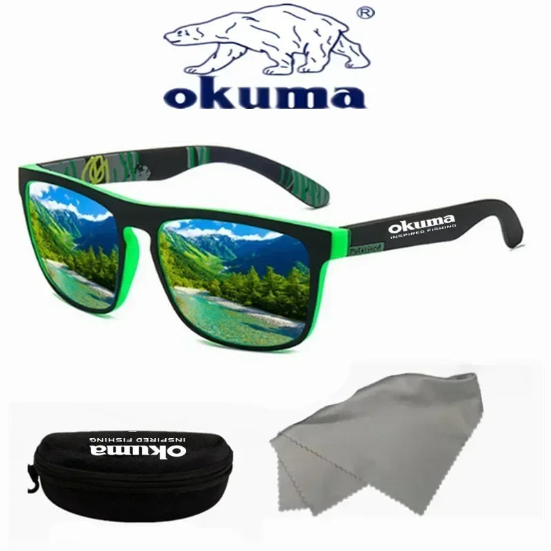 Okuma Polarized Sunglasses UV400 for Men and Women Outdoor Activities Hunting Fishing Driving Biking