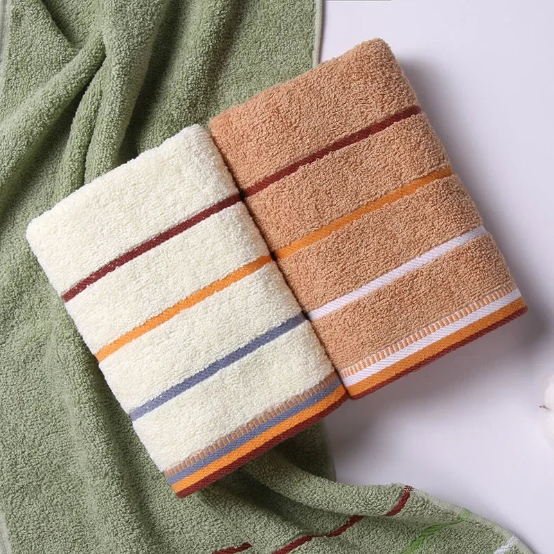100 Percent Cotton Bathroom Face Towel Combed Cotton Solid Color Rectangle Machine Washable