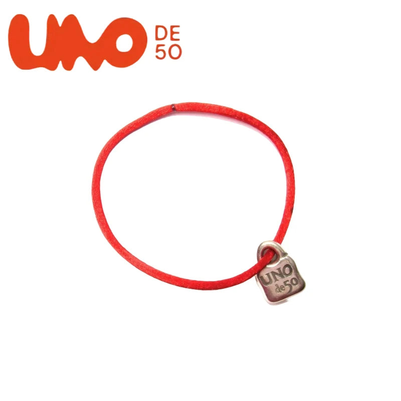 UNOde50 Silver Plated S925 And Gold Plated 14K Fashionable Chain Link Bracelet for Women