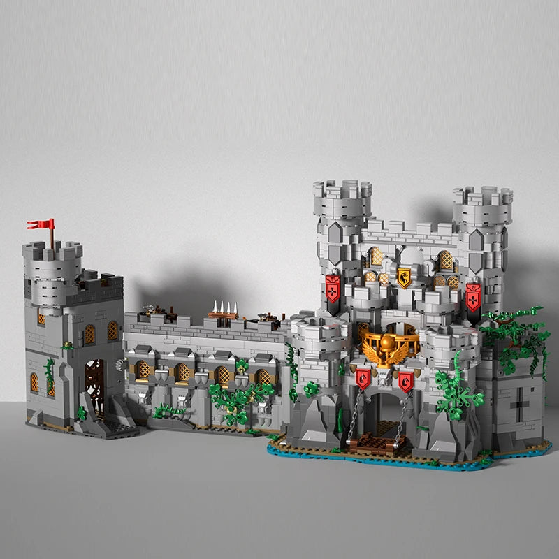 2484PCS Sword of Holy Spirit Castle Building Blocks Model Toys Sets Small Particle MOC Street View Bricks For Christmas Gifts