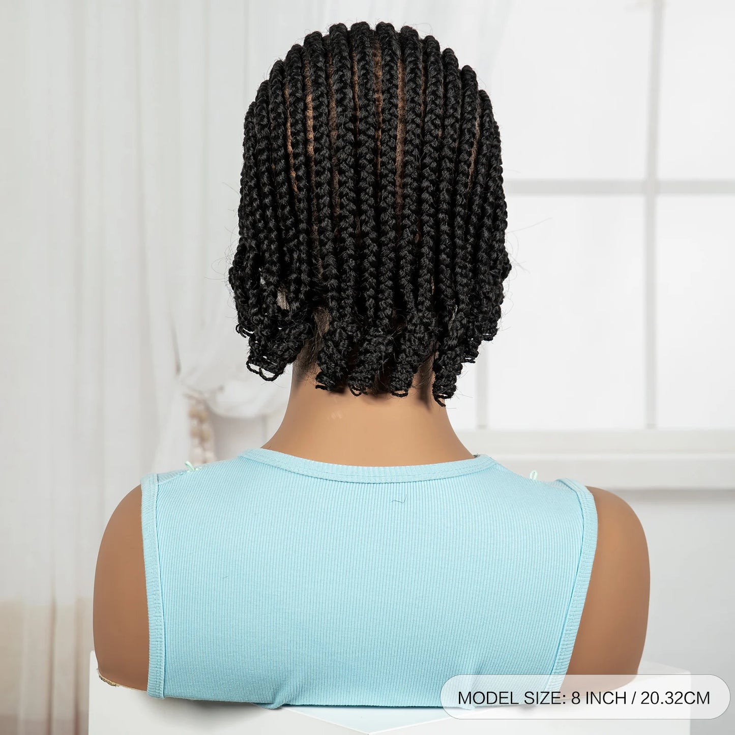 Samson Shopping 25 Alice Spring Cornrow Braided Bob Wig