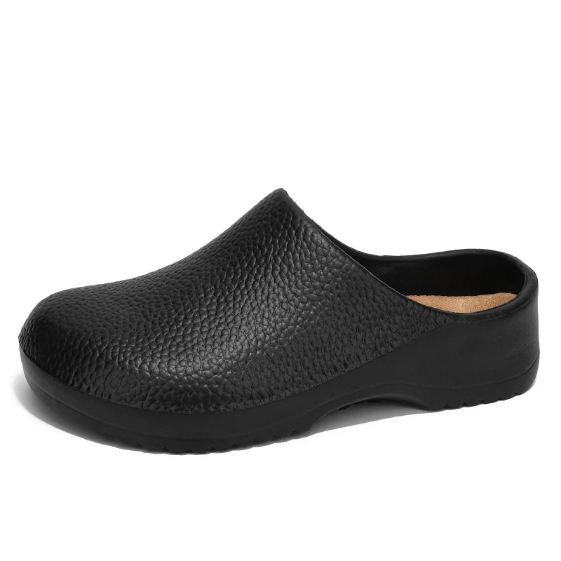 Couple Chef Shoes Waterproof Anti Slip Men's and Women's Casual Business Work Shoes Fashion Comfort Half EVA Shoes