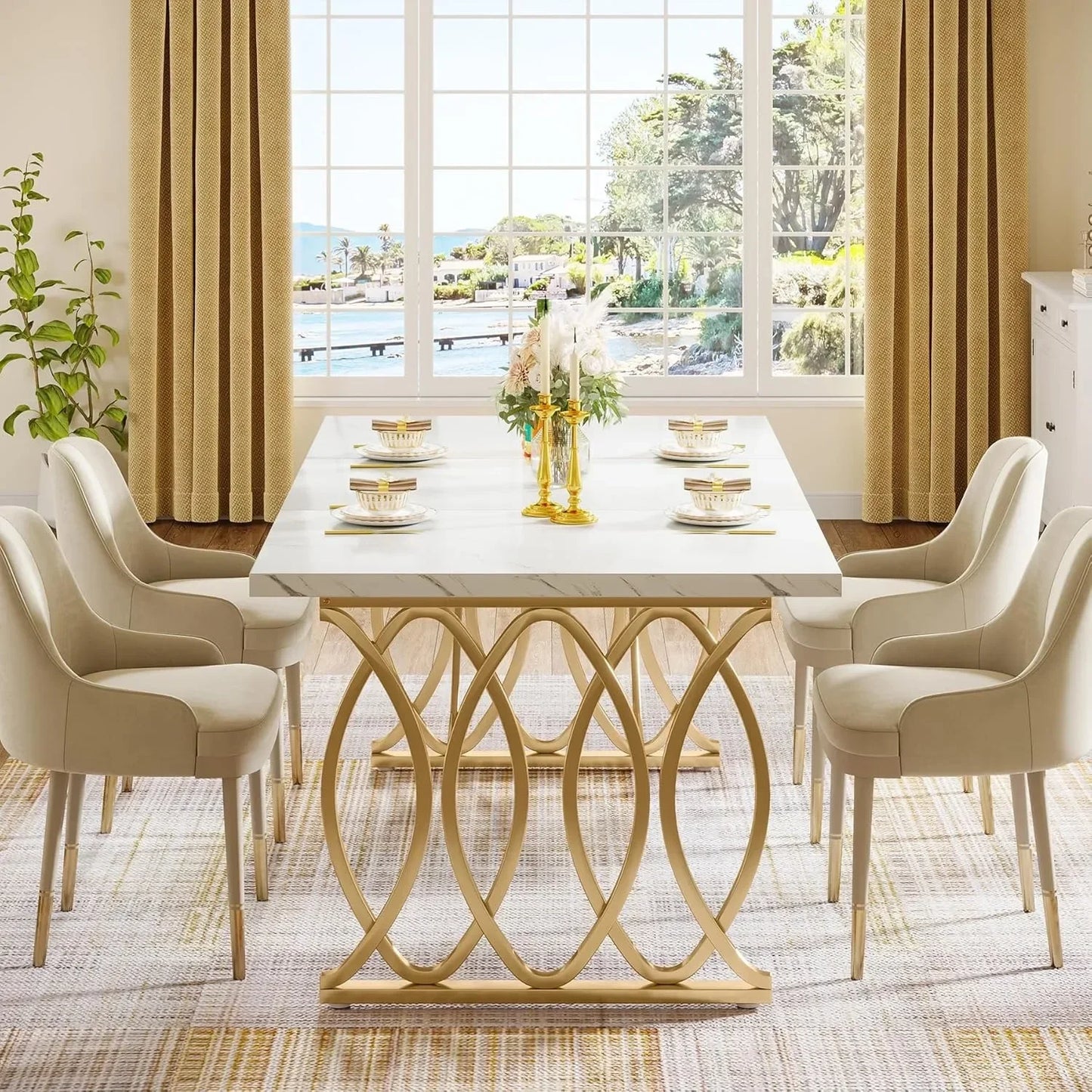 Little Tree Modern Dining Table For Kitchen And Dining